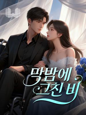 막밤에 그친 비