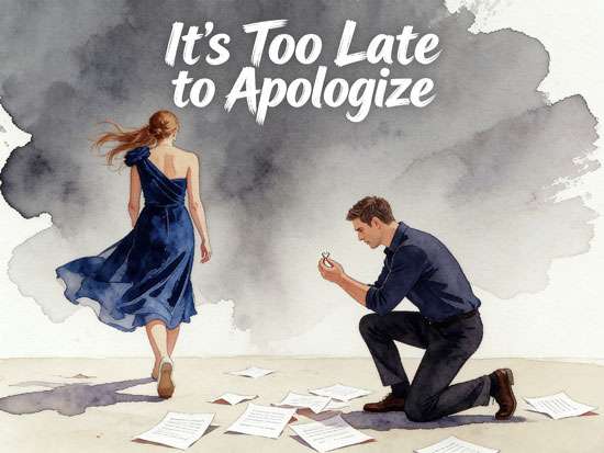 It's Too Late to Apologize