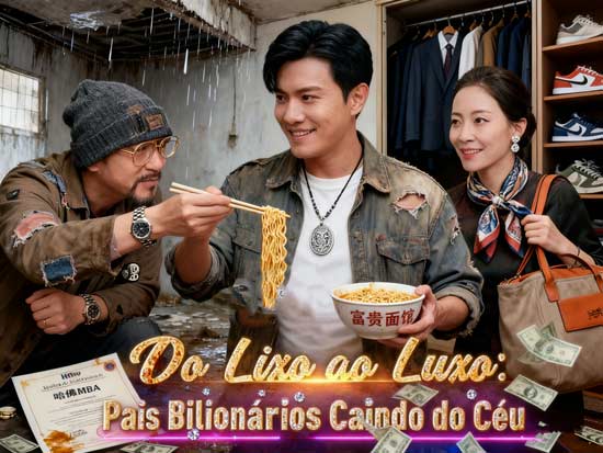 Do Lixo ao Luxo: Pais Bilionários Caindo do Céu Completo