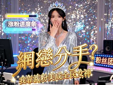 網戀分手？我靠漲粉美成全民女神短劇全集