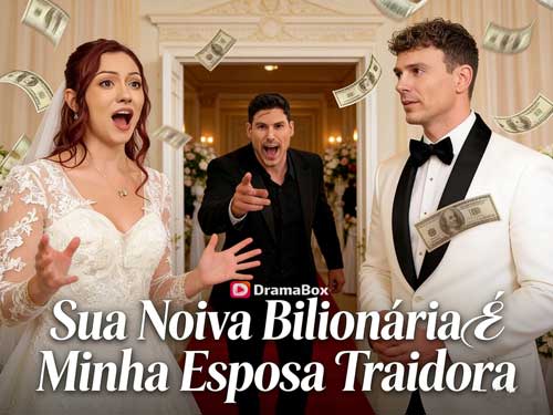 Sua Noiva Bilionária é Minha Esposa Traidora Dublado: Quando o casamento vira palco de vingança
